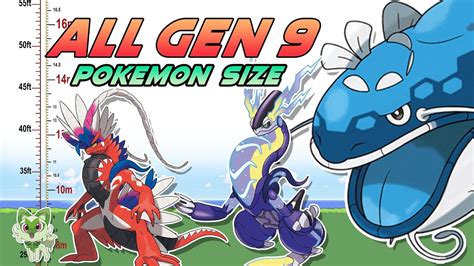 WORLD RECORD All Gen 9 New Pokémon Size Comparison 2023 YouTube