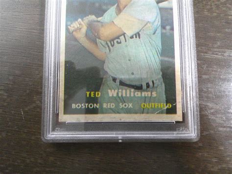 Topps Ted Williams Psa Vg Ex Boston Red Sox Ebay