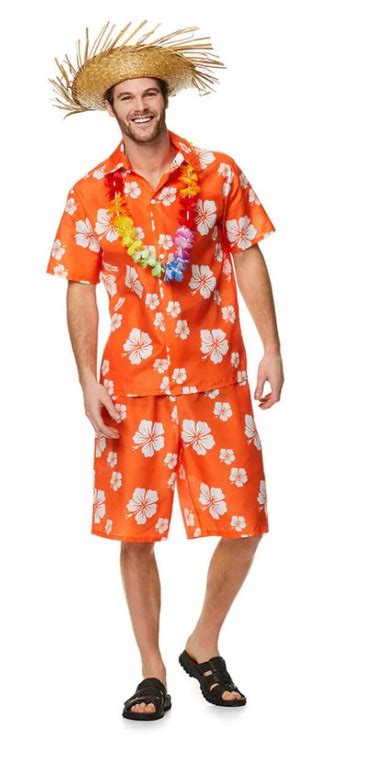 Hawaiian Luau Men's Costume