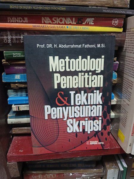 Jual Metodologi Penelitian Dan Teknik Penyusunan Skripsi Di Lapak Desa