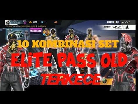 10 Kombinasi Set Bundle Epas Old Free Fire Terkeren PART 1 YouTube