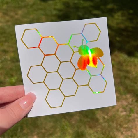 Honeycomb Car Decal Etsy