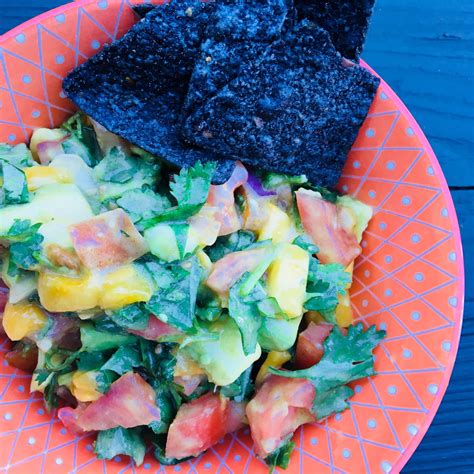 Avocado Mango Salsa Healthy Living Chick