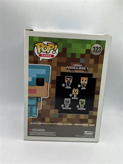 Funko Pop Vinyl Minecraft Alex W Diamond Armor Best Buy BB