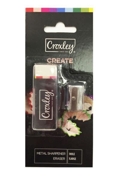 Croxley Create Eraser 62 X 2 X 1 Cm And 1 Hole Sharpener Croxley Sa