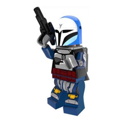 Bo Katan The Mandalorian Star Wars Boneco Blocos De Montar Submarino