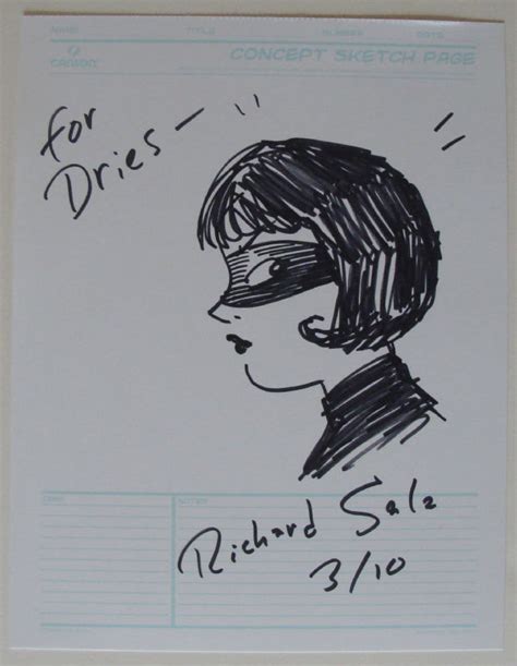 Richard Sala Cat Burglar Sketch In Dries Dewulf S Sala Richard