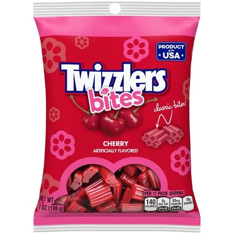 Twizzlers Bites Cherry Flavored Licorice Candy