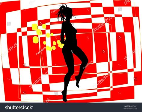 Dancing Girl High Resolution Stock Illustration 4173061 Shutterstock