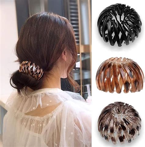 Voarge Pack Of 3 Hair Clips For Women Vintage Bird Nest Hair Clips