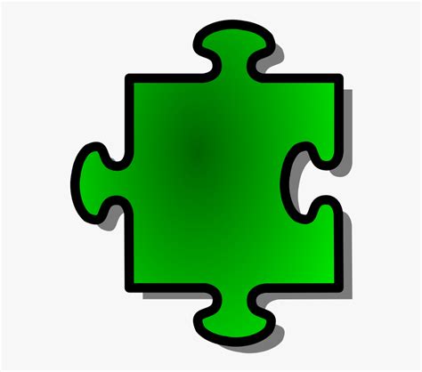 Jigsaw Piece - Colored Puzzle Pieces Template , Free Transparent ...