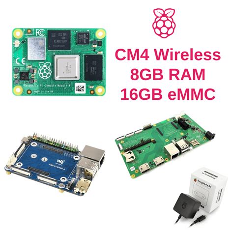 Raspberry Pi Cm4 Wireless 8g Ram 16g Emmc And Kits