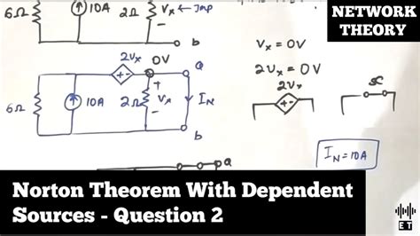 Norton Theorem With Dependent Sources Question Network Theorems