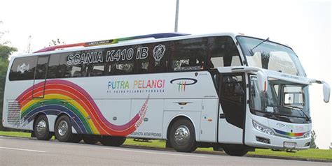 Jadwal Keberangkatan Dan Harga Tiket Bus Putra Pelangi Sumatera Jawa