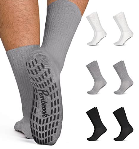 Diabetic Socks With Grips For Women Men Non Binding Edema