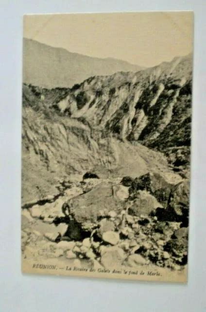 974 CARTE Postale Île de la Réunion LA RIVIERE DES GALETS DANS LE