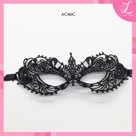 Lamore Lingerie Topeng Pesta Seksi Mask Model Renda Lace Ac46