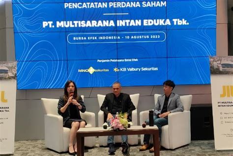 Multisarana Intan Eduka Segera Kantongi Dana Ipo Rp Miliar Swa Co Id