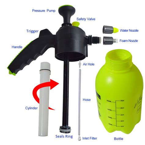 Pump Foaming Sprayer Hand Pressure Foam Sprayer Water Sprayer Hand