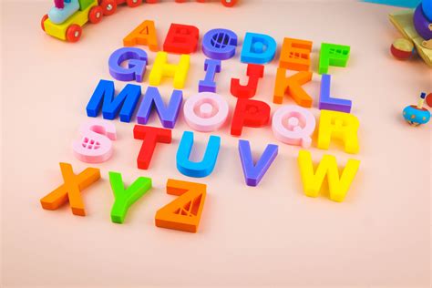 TVOKIDS alfabeto en mayúsculas 3D letras impresas Logo 3D - Etsy México