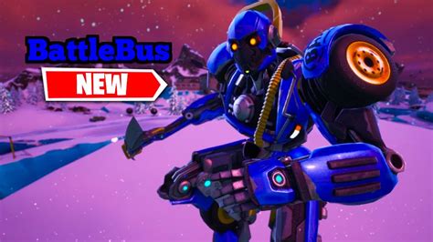 NEW BattleBus Skin Gameplay Fortnite X Transformers Transformers