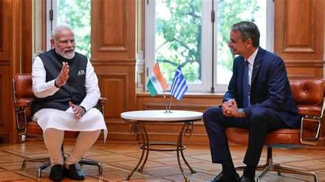 PM Modi Meets Greek PM President Discusses Bilateral Relations