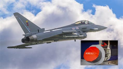 Raf Eurofighter Typhoon Flies With Leonardos Ecrs Mk Radar For The