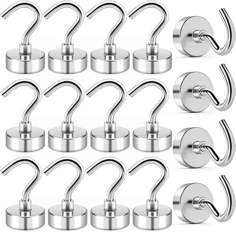 Amazon FINDMAG Magnetic Hooks 28LBS N52 Neodymium Magnet Hooks For