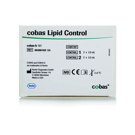 Cobas B Lipid Panel Control Cat Drifa Sa De Cv