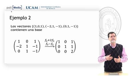 Álgebra Lineal Imagen De Una Aplicación Lineal Ejemplo 2 Jesús Soto Youtube