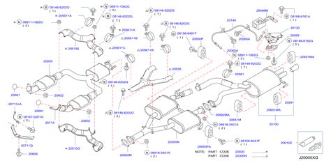 Infiniti G L V At Wd Was Catalytic Converter Front