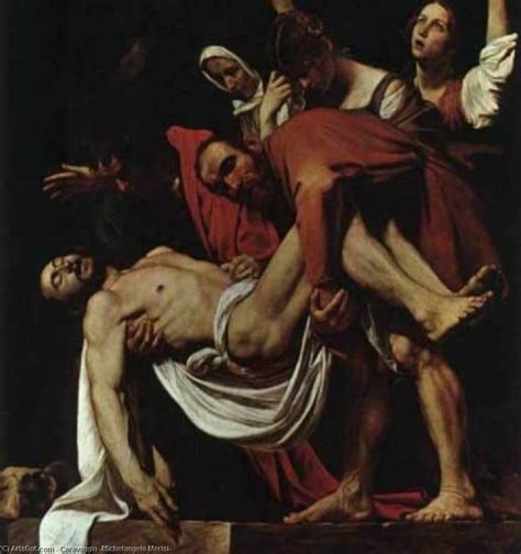 Artwork Replica The Entombment Of Christ By Caravaggio Michelangelo