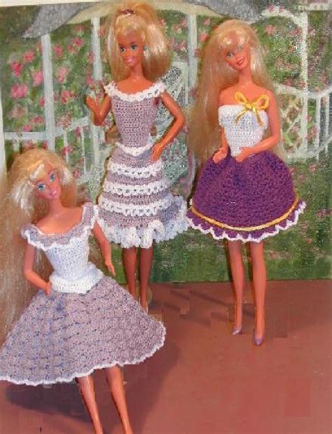 Crochet Fashion Doll Barbie Pattern 237 Lilacs And Lace 1 Etsy