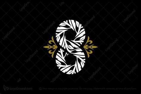 Number Eight Florist Logo