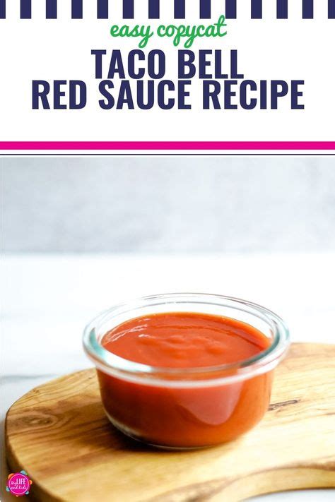 Taco Bell Red Sauce Recipe