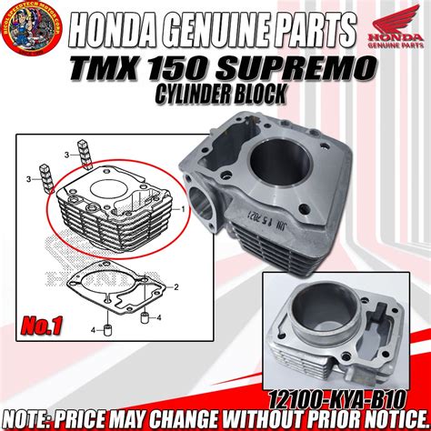 Tmx Supremo Cylinder Block Hpi Genuine Kya B Shopee