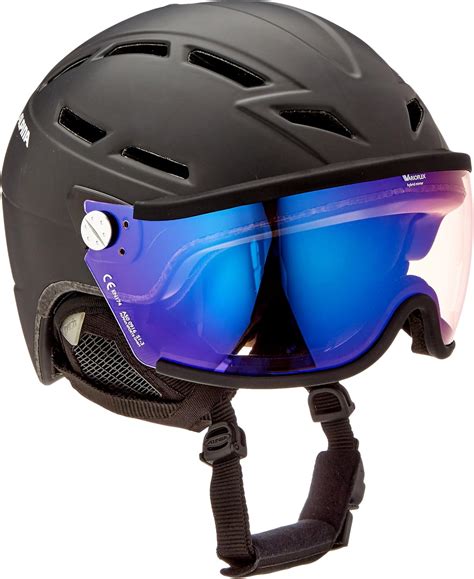 Alpina Griva Visor Vhm Skihelm Black Matt Cm Amazon De Sport