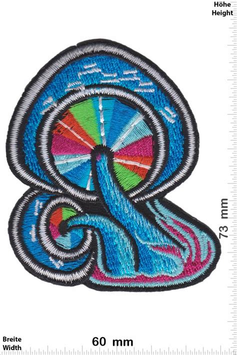 Magic Mushroom Patch Back Patches Patch Keychains Stickers Giga