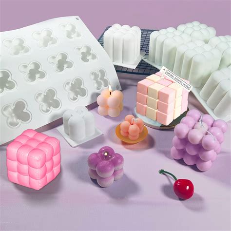 3D Rubik S Cube Bubble Mold Nonstick Mousse Cake Baking Mold Magic Cube