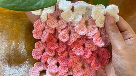 How To Crochet Flowers Stitch Youtube