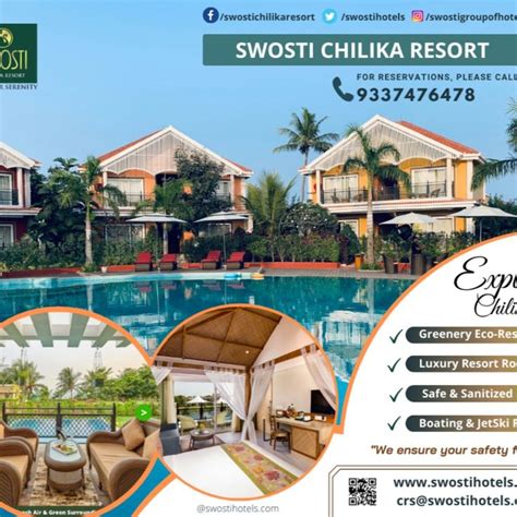 Explore Swosti Chilika Resort Chilika Lake Resort Lake Resort