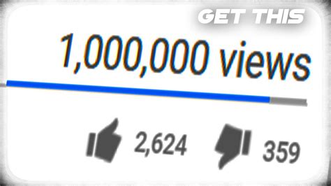 How To Get To Million Views On Youtube Youtube