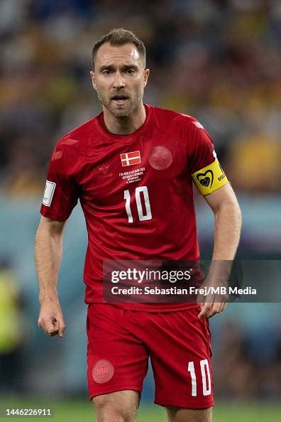 Christian Eriksen Of Denmark Looks On During The Fifa World Cup Qatar