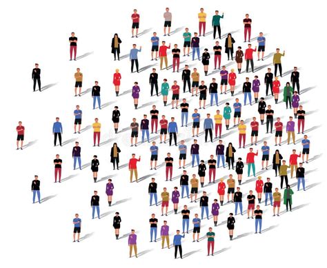 group  young people vector graphics stock vector illustration