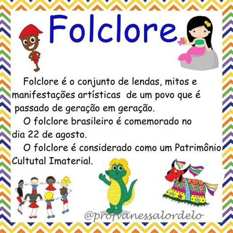 Pin de Mariane Gabriel em 2 ano Projeto folclore educação infantil