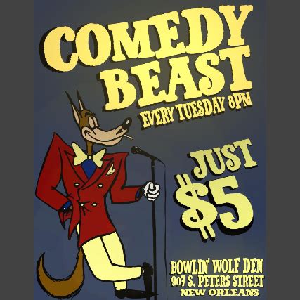 Tickets for Comedy Beast | TicketWeb - Howlin' Wolf in New Orleans, US