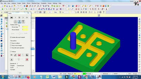 Dasar Penggunaan Line Pada Mastercam X Machine Type Toolpaths