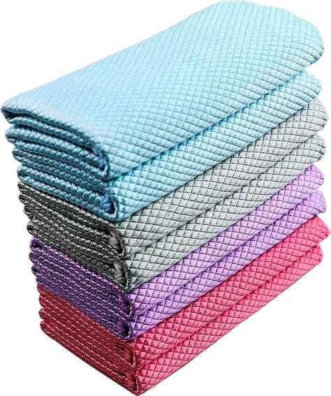 Amazon 10pcs Cleaning Cloth Fish Scale Cloth Microfiber Cloth