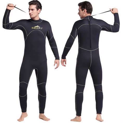 Traje De Buceo SBART Para Hombre Traje De Neopreno Grueso De 5mm