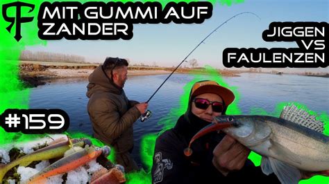 ZANDERANGELN Im Winter Im FLUSS Mit Dem GUMMIFISCH YouTube